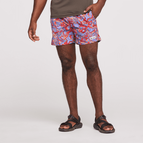 Brinco Short - Print - Men's, Amethyst/Canyon, Model Jeremy