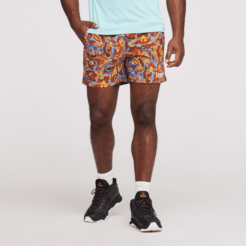 Brinco Short - Print - Men's, Spice/Flame, Model Jeremy