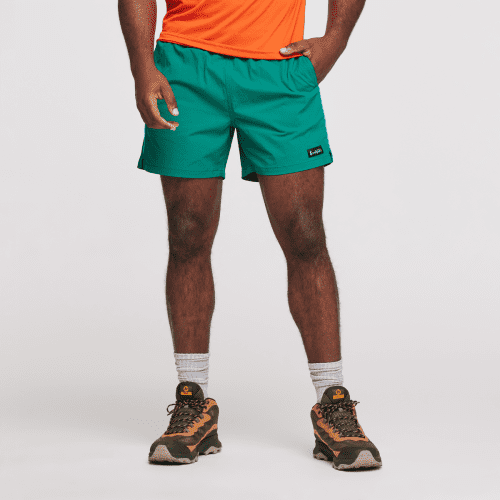 Brinco Short - Solid - Men's, Greenery, Model Jeremy