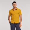 Cambio Button Up Shirt - Men's, Amber, Model Munther