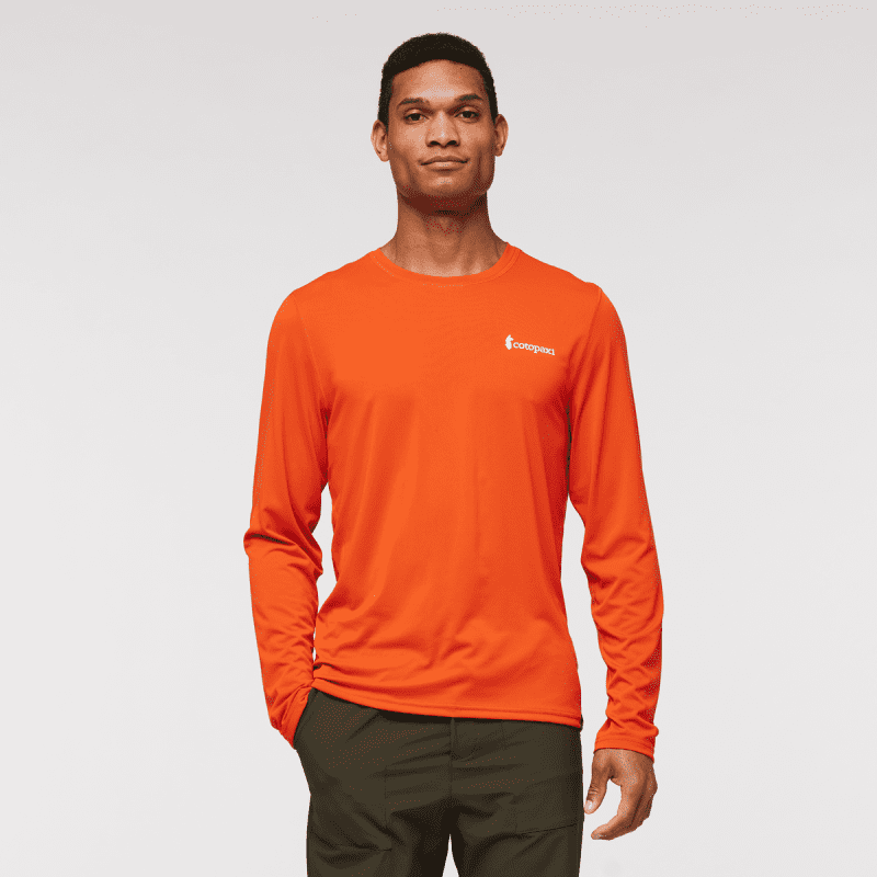 Fino Long-Sleeve Tech Tee - Men's, Canyon, Model Jason