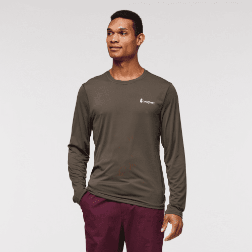 Fino Long-Sleeve Tech Tee - Men's, Iron, Model James