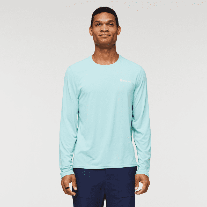 Fino Long-Sleeve Tech Tee - Men's, Sea Glass, Model James