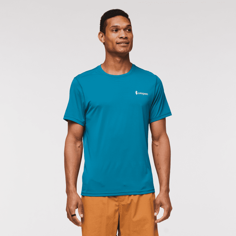 Fino Tech Tee - Men's, Gulf, Model Jason