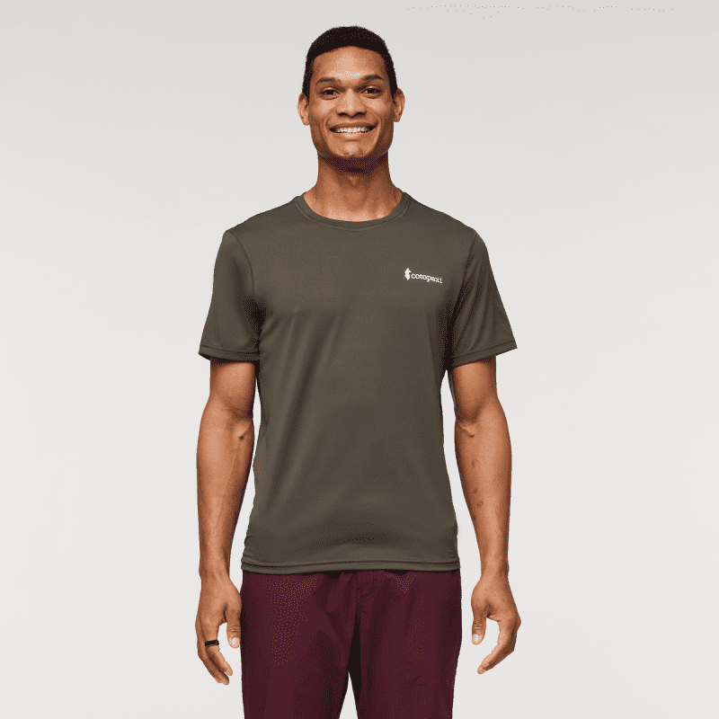 Fino Tech Tee - Men's, Iron, Model Jason