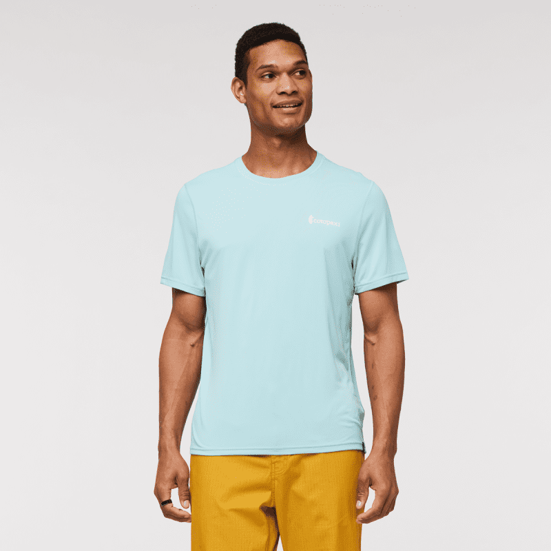 Fino Tech Tee - Men's, Sea Glass, Model Jason