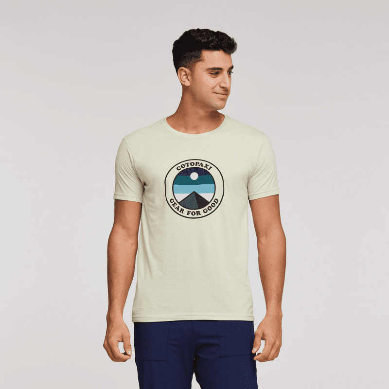 Sunny Side T-Shirt - Men's, Lichen, Model Munther