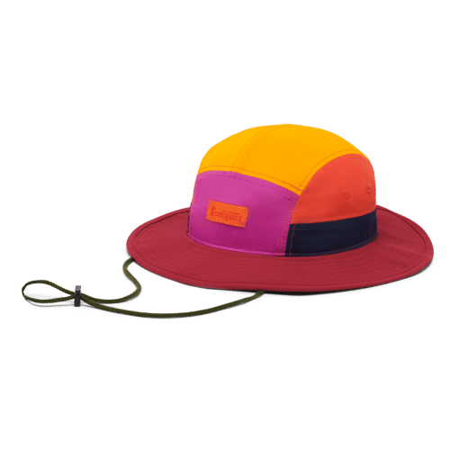 Tech Bucket Hat, Foxglove/Raspberry