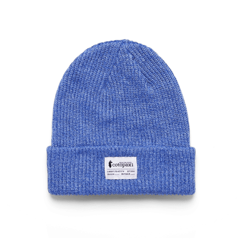 Wharf Beanie - Cotopaxi Patch, Heather Blue Violet