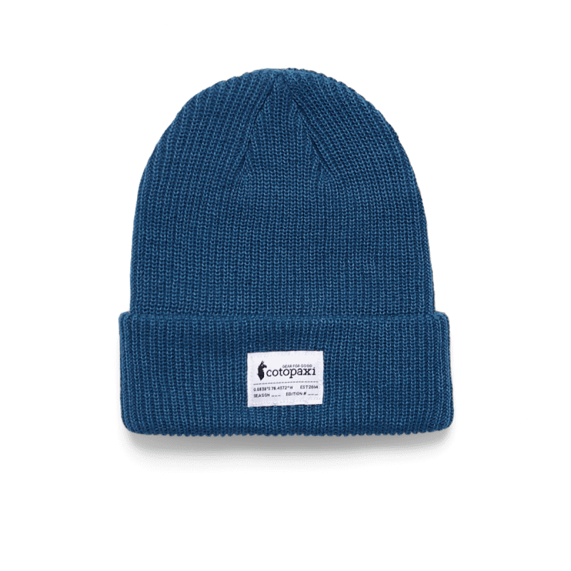 Wharf Beanie - Cotopaxi Patch, Indigo