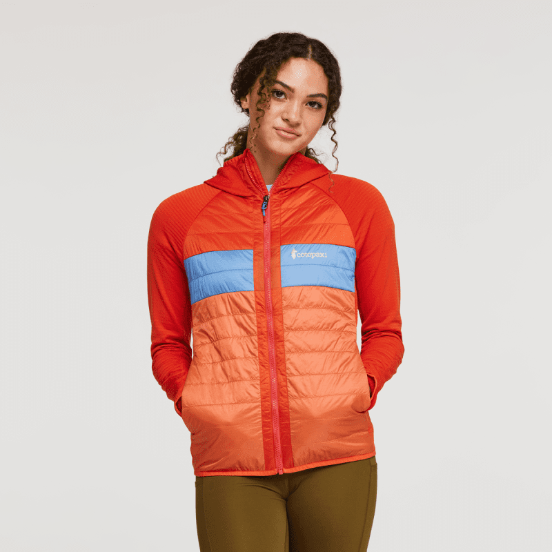 Capa Hybrid Insulated Hooded Jacket - Women's, Canyon/Nectar, Model London