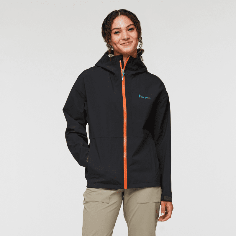 Cielo Rain Jacket - Women's, All Black, Model London