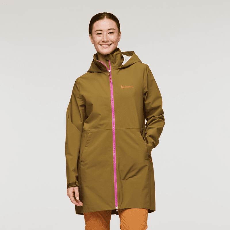 Cielo Rain Trench - Women's, Oak, Model Aya