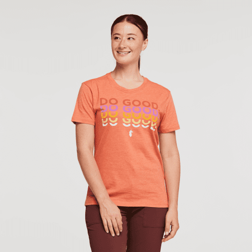 Do Good Repeat T-Shirt - Women's, Nectar, Model Aya