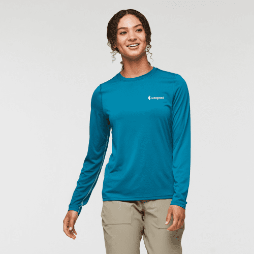 Fino Long-Sleeve Tech Tee - Women's, Gulf, Model London