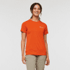 Fino Tech Tee - Women's, Canyon, Model London