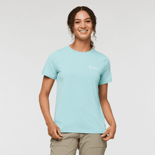 Fino Tech Tee - Women's, Sea Glass, Model London