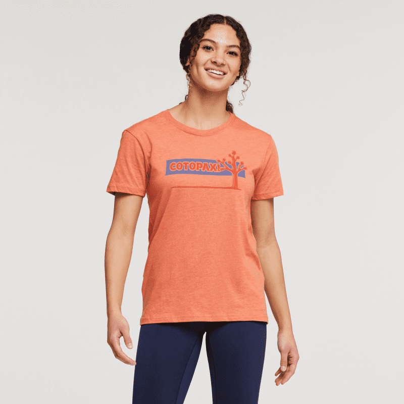 Hello Desert Organic T-Shirt - Women's, Nectar, Model London