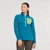 Otero Fleece Half-Zip Pullover - Women's, Gulf, Model Aya