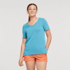 Paseo Travel T-Shirt - Women's, Poolside, Model Aya