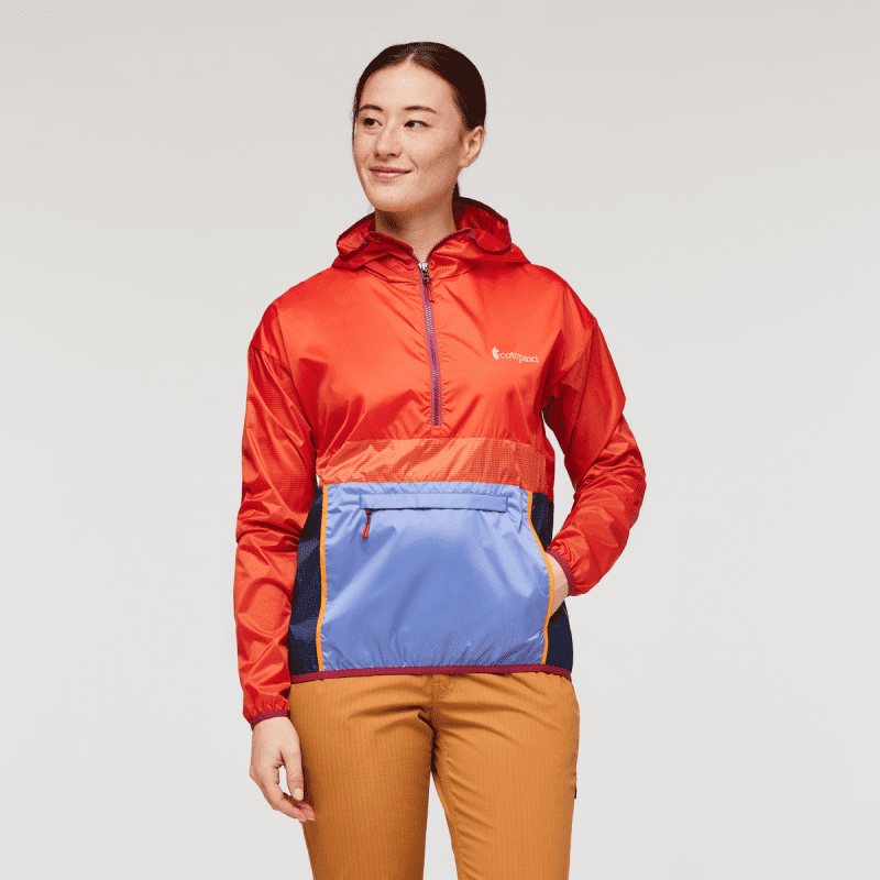 Teca Half-Zip Windbreaker - Women's, Fiesty, Model Aya