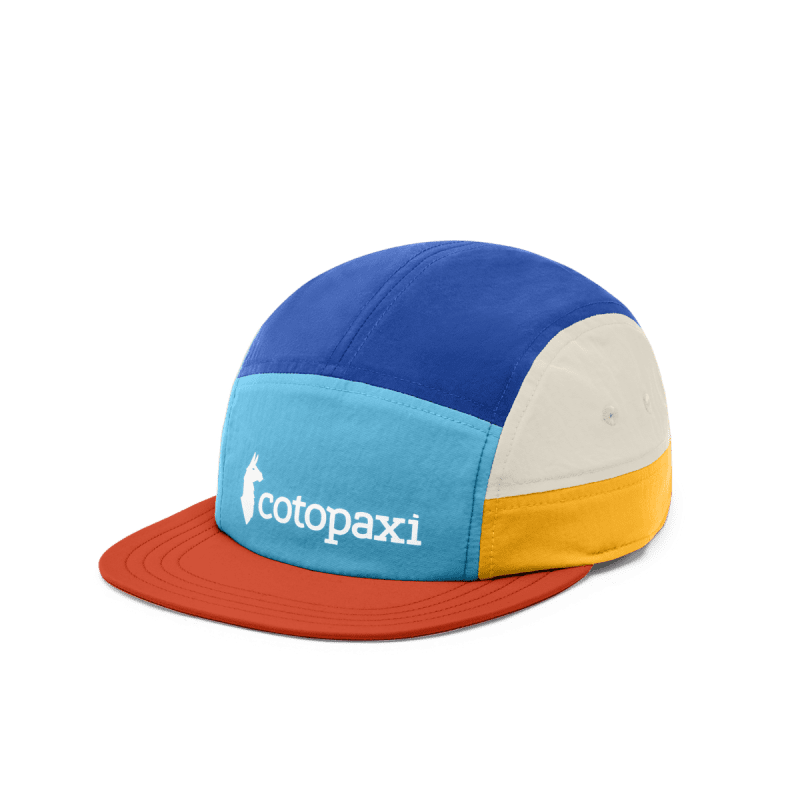 Cotopaxi Tech 5-Panel Hat, Blue Sky/Canyon