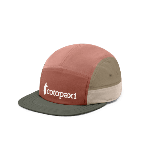 Cotopaxi Tech 5-Panel Hat, Faded Brick/Fatigue