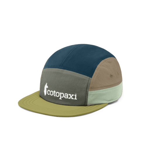 Cotopaxi Tech 5-Panel Hat, Fatigue/Lemongrass