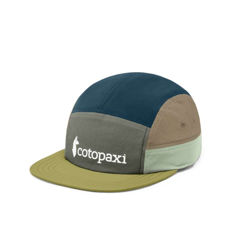 Cotopaxi Tech 5-Panel Hat, Fatigue/Lemongrass