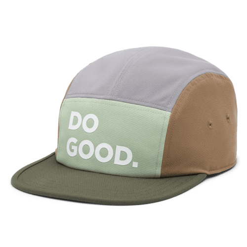 Do Good 5-Panel Hat, Green Tea/Fatigue