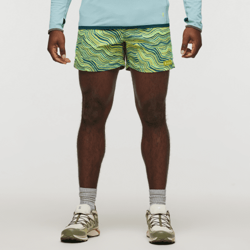 Brinco Short - Print - Men's, Parakeet/Abyss, Model Jeremy