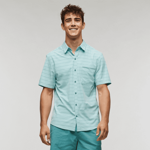 Cambio Button Up - Print - Men's, Coastal, Model Kellan