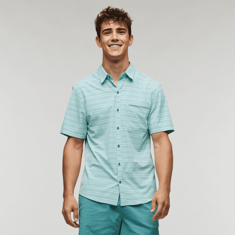 Cambio Button Up - Print - Men's, Coastal, Model Kellan