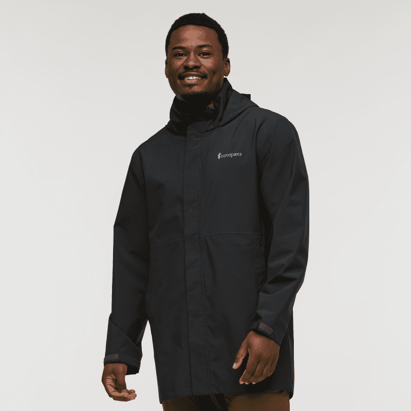 Cielo Rain Parka - Men's, Cotopaxi Black, Model Jeremy