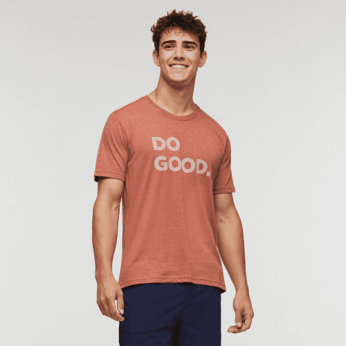 Do Good T-Shirt - Men's, Faded Brick, Model Kellan