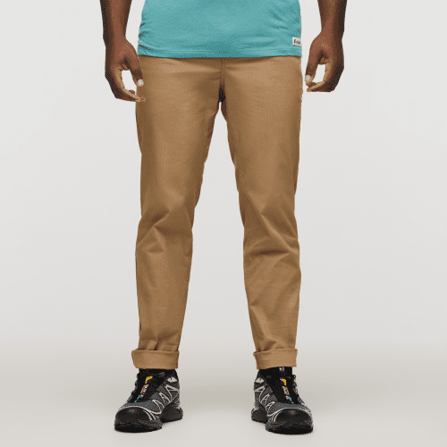 Salto Ripstop Pant - Men's, Desert, Model Jeremy