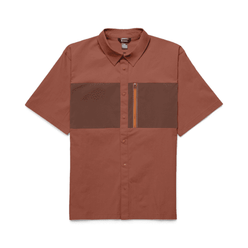 Sumaco Short-Sleeve Shirt - Men's, Faded Brick/Acorn