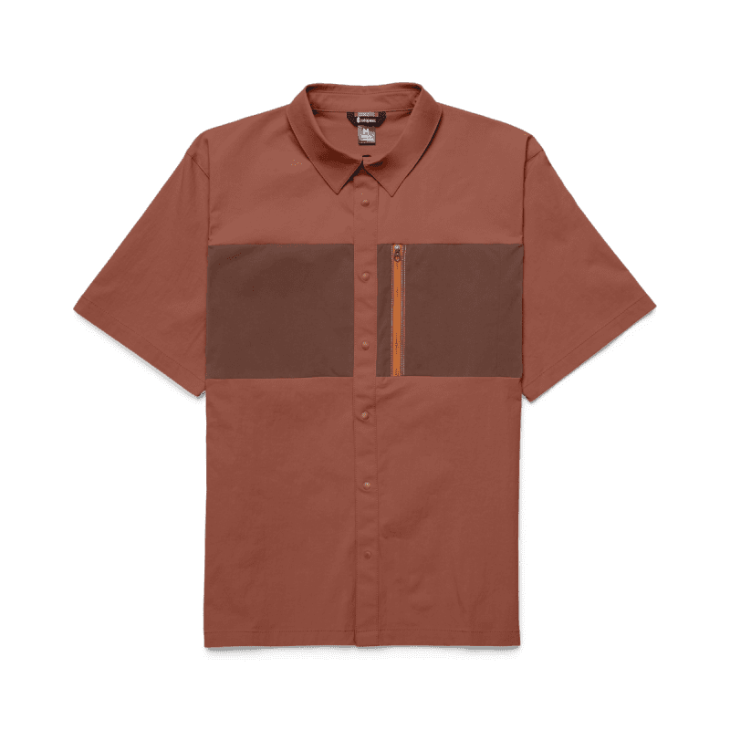 Sumaco Short-Sleeve Shirt - Men's, Faded Brick/Acorn