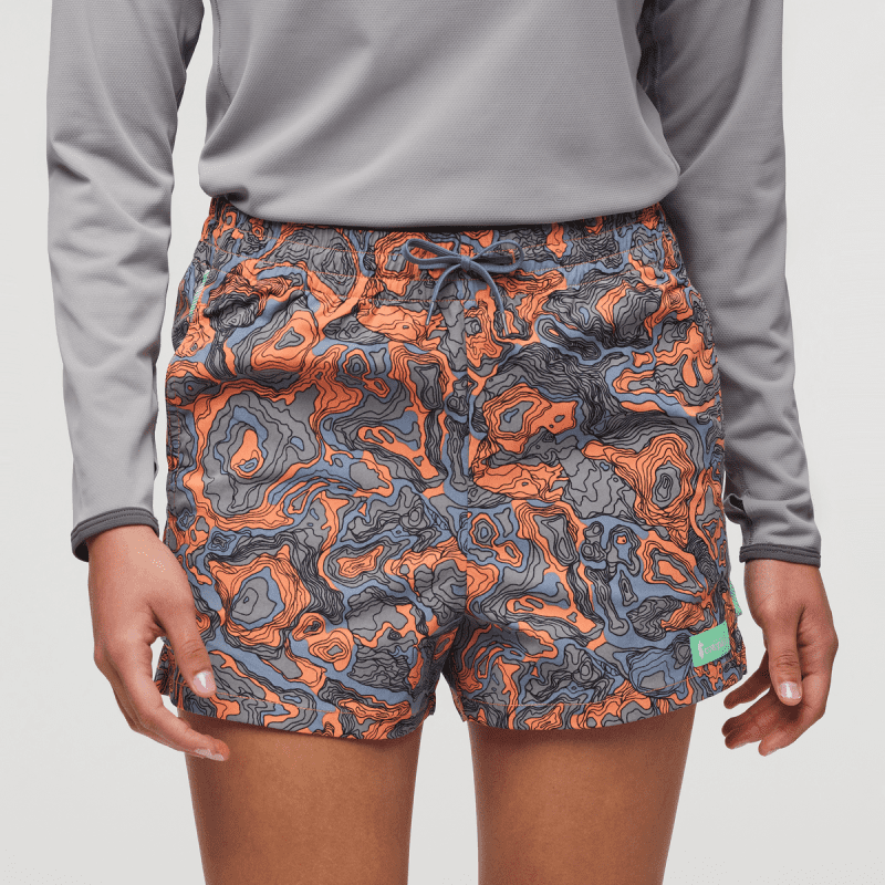 Brinco Short - Print - Women's, Tempest/Hot Punch, Model London