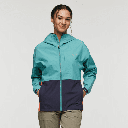 Cielo Rain Jacket - Women's, Coastal/Graphite, Model London