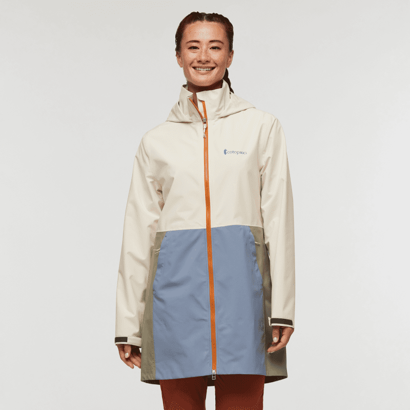 Cielo Rain Trench - Women's, Cream/Tempest, Model Aya