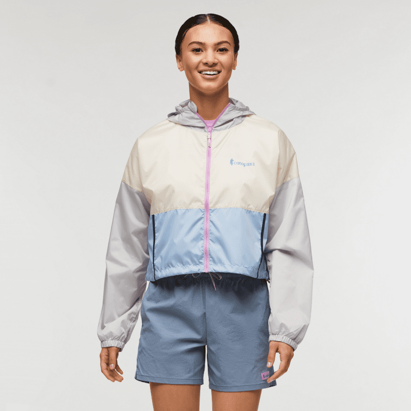 Teca Crop Jacket - Women's, Salt Flats, Model London