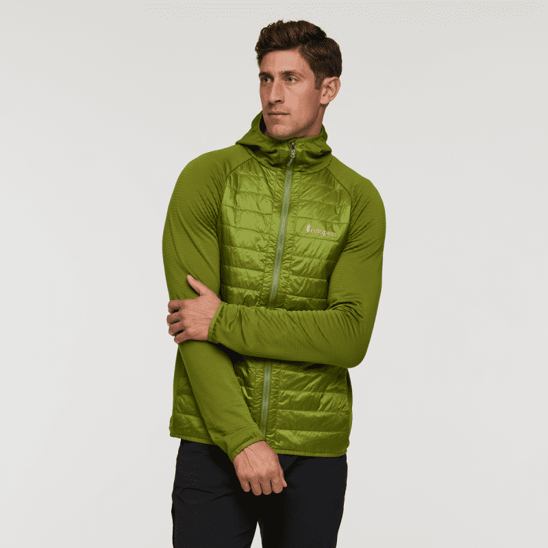 Capa Hybrid Insulated Hooded Jacket - Men's, Cedar, Model Jackson