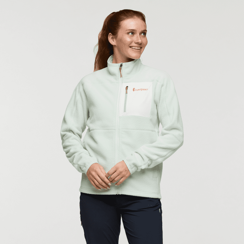 Abrazo Fleece Full-Zip Jacket - Women's, Foam, Model Caitlyn