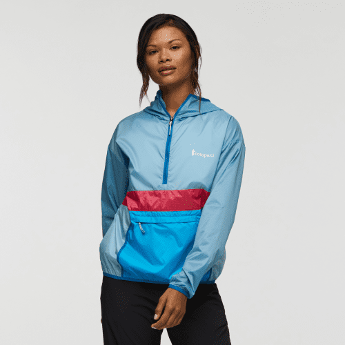 Teca Half-Zip Windbreaker - Women's, Bubble Bath, Model Jade