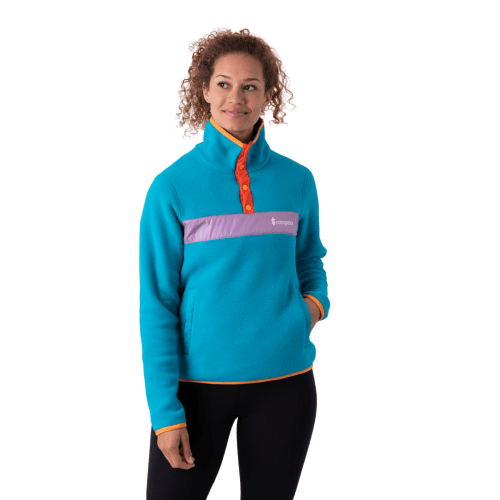 Teca Fleece Pullover - Women's, June Bug, Model Aya