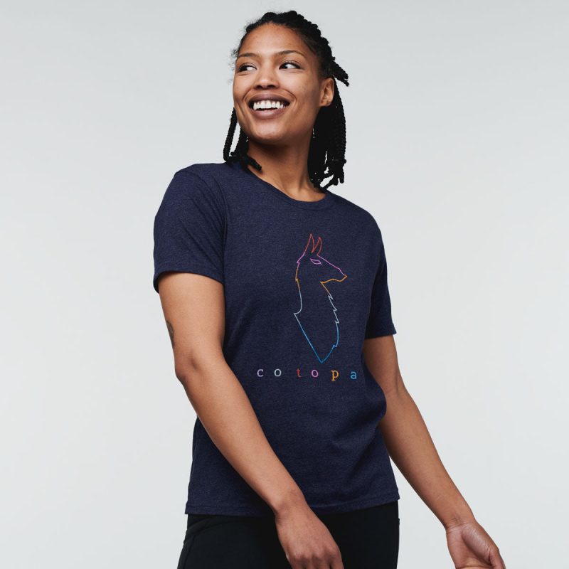 Electric Llama T-Shirt - Women's, Maritime