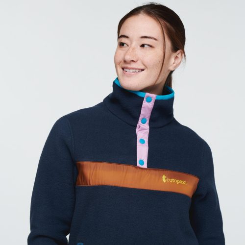 Teca Fleece Pullover - Women's - Sale, Night Hike, Model Aya