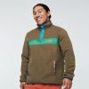 Teca Fleece Pullover - Men's, Regrowth, Model Mario